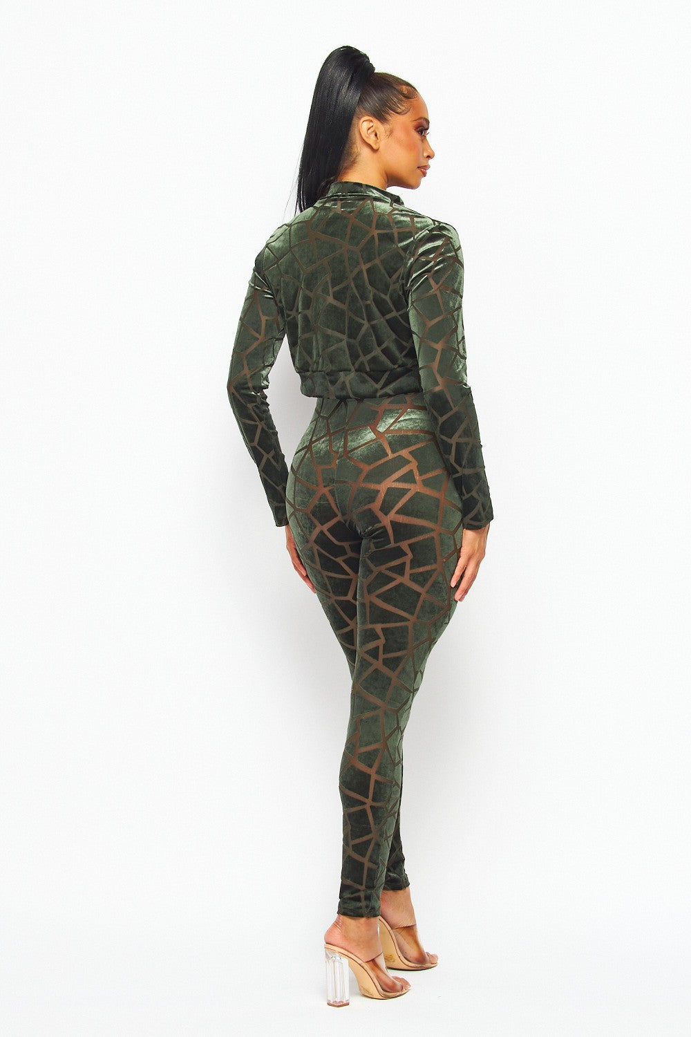 Geometric Bodysuit 2 Piece- 3 Colors