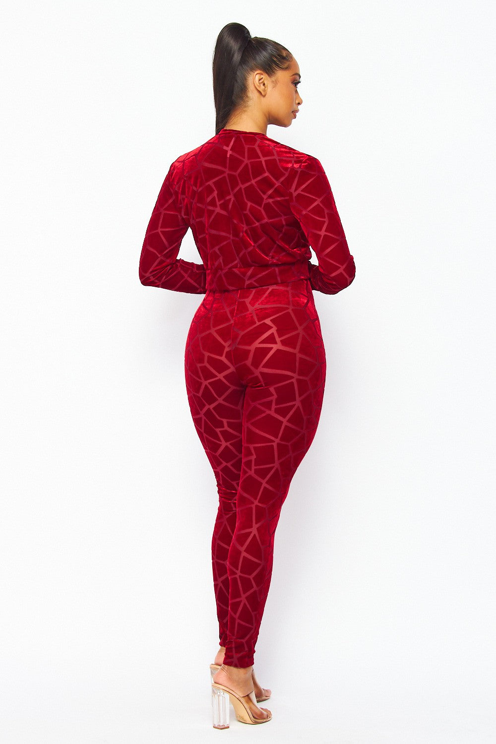 Geometric Bodysuit 2 Piece- 3 Colors