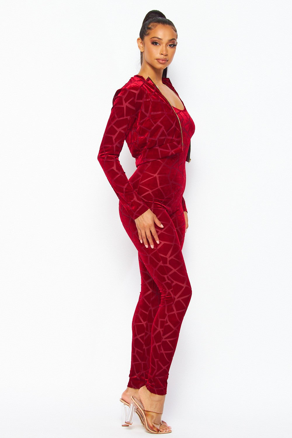 Geometric Bodysuit 2 Piece- 3 Colors