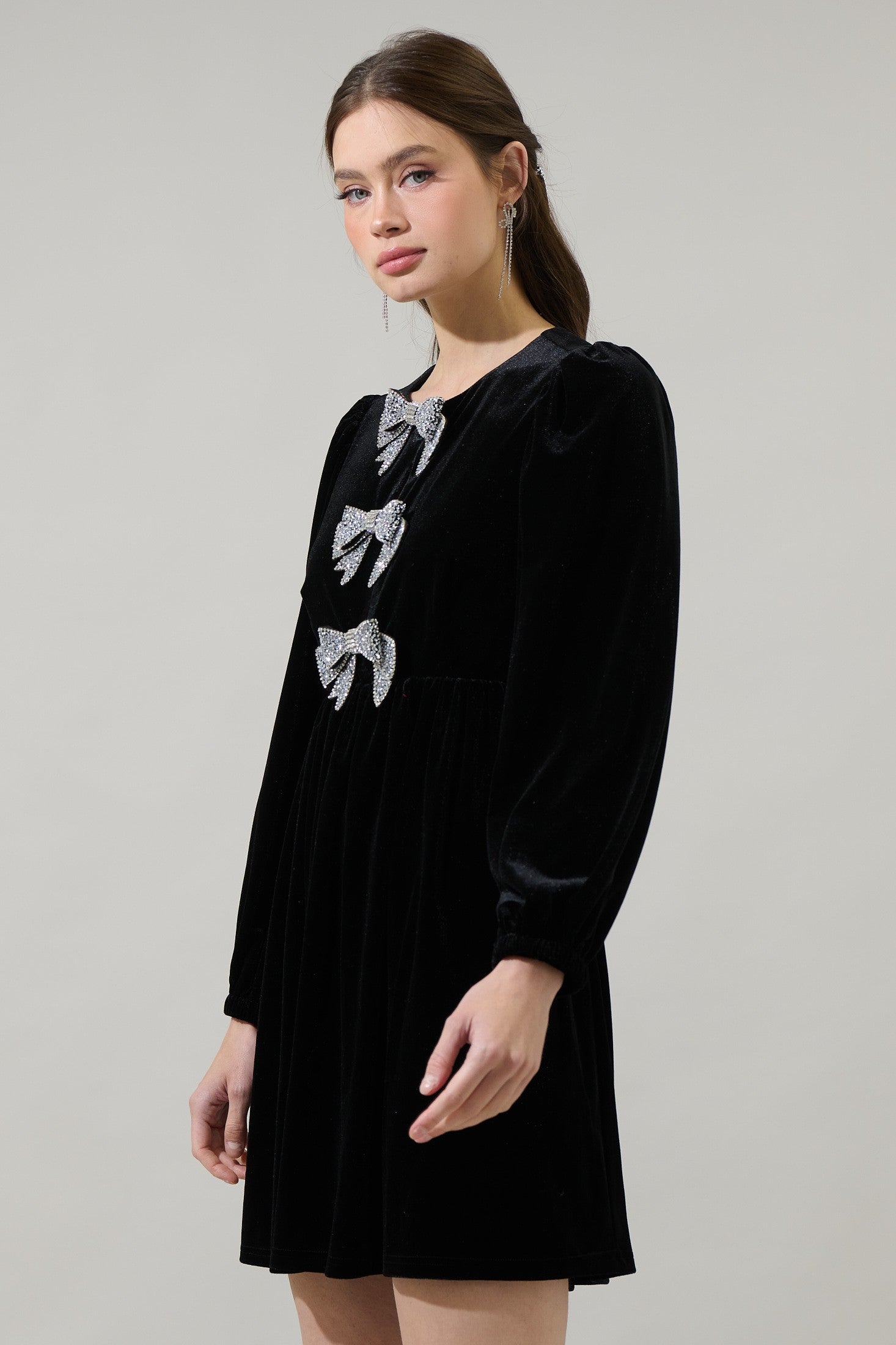 Sabrina Velvet Dress 3 Colors