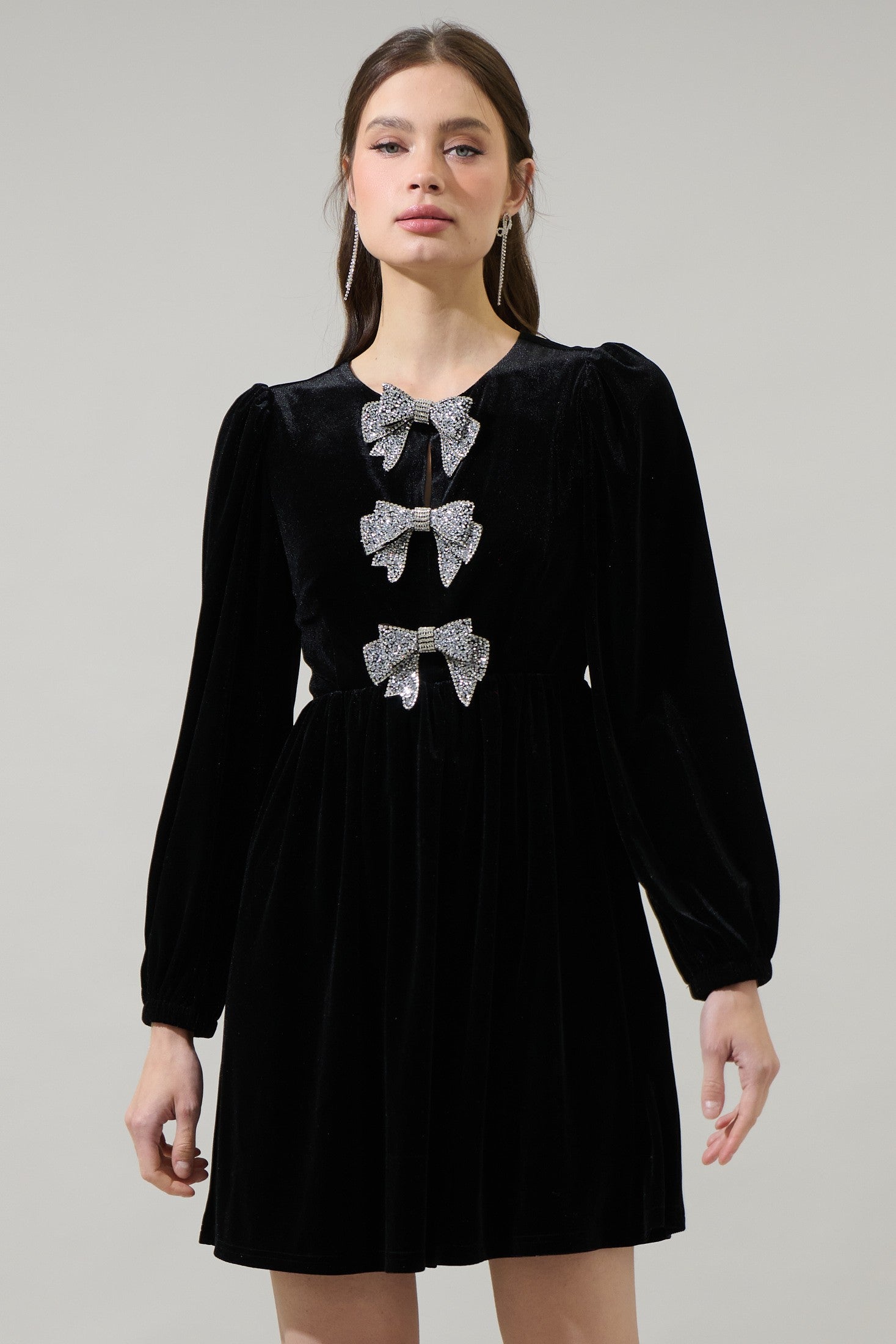 Sabrina Velvet Dress 3 Colors