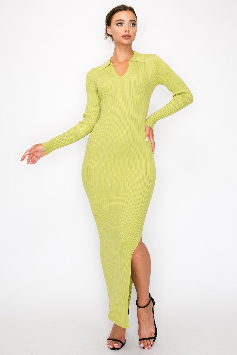 Elaine Ribbed Maxi Dress- 3 Colors