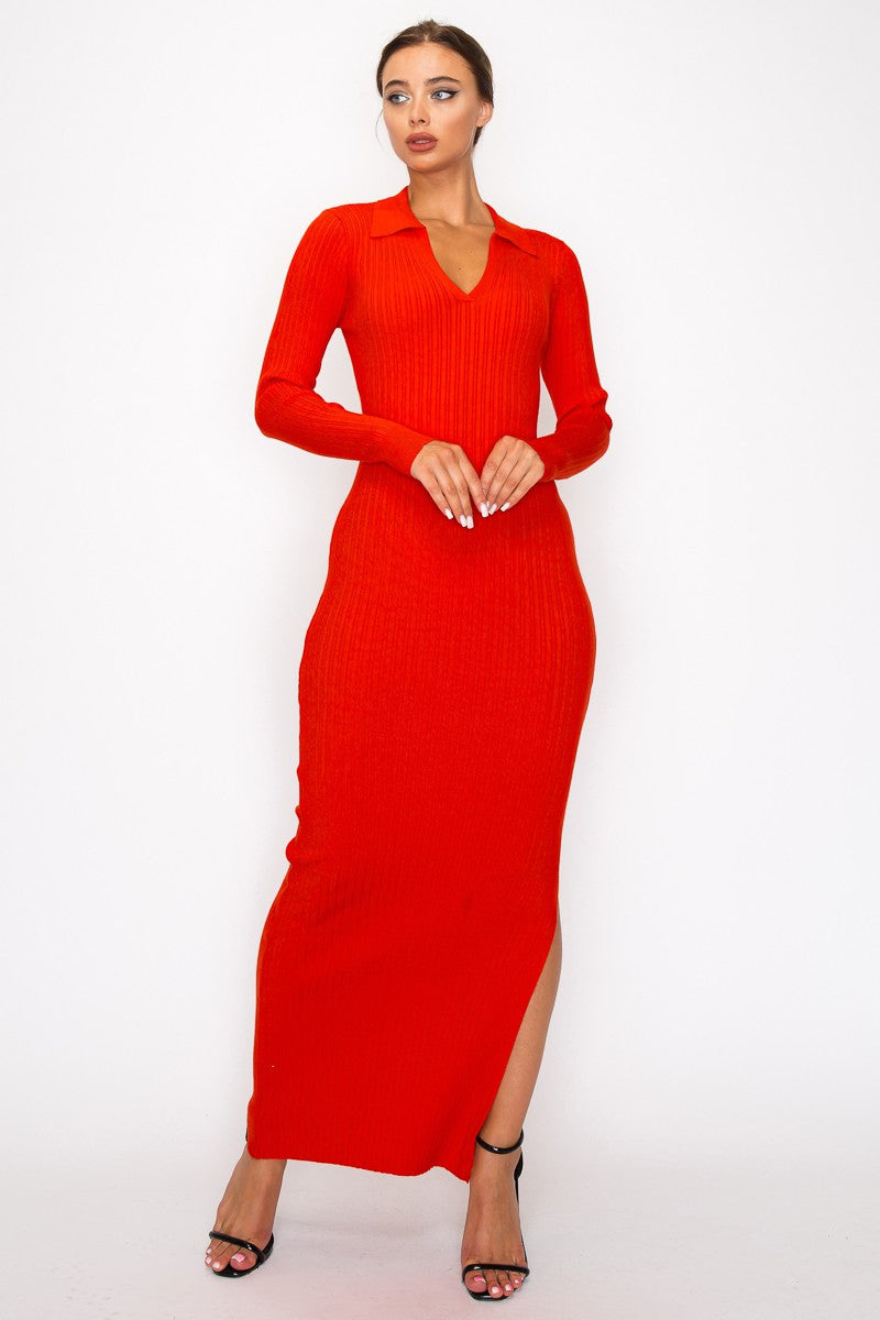 Elaine Ribbed Maxi Dress- 3 Colors