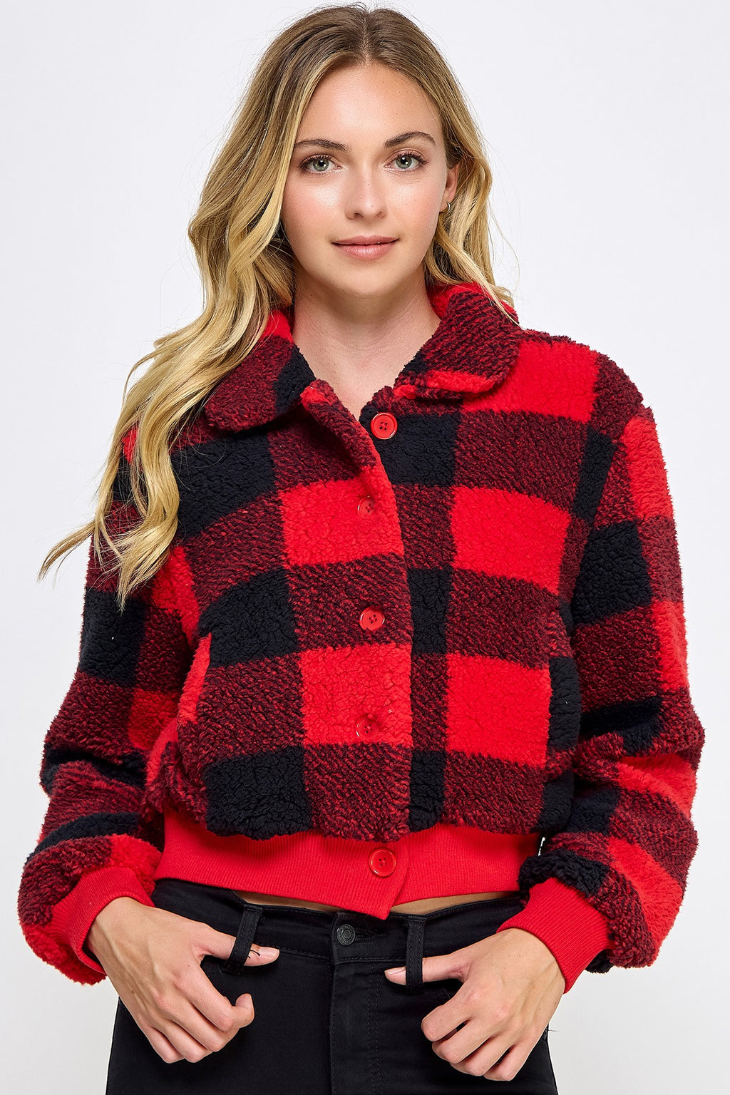 Cropped Sherpa Jacket