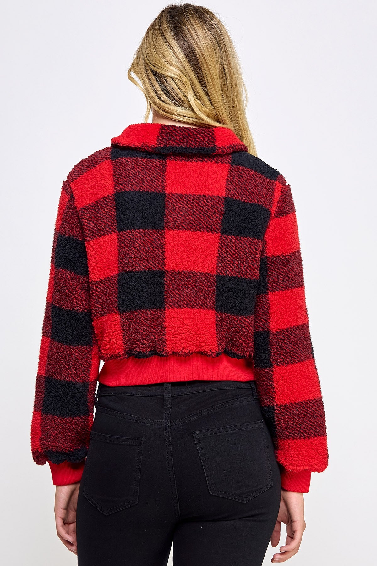 Cropped Sherpa Jacket