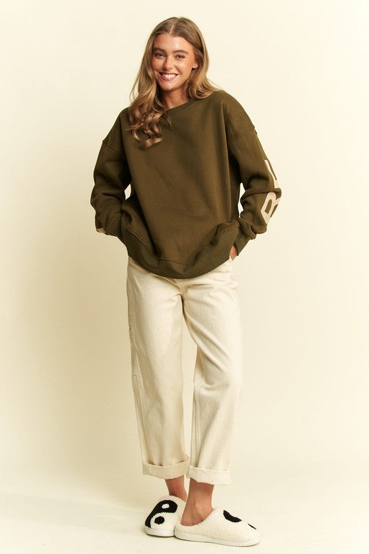 Be Yourself Oversized Sweatshirt- 4 Colors [Pre-Order]