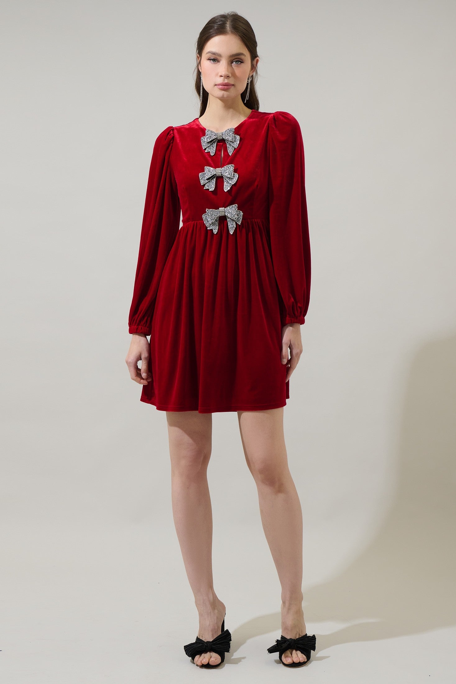 Sabrina Velvet Dress 3 Colors