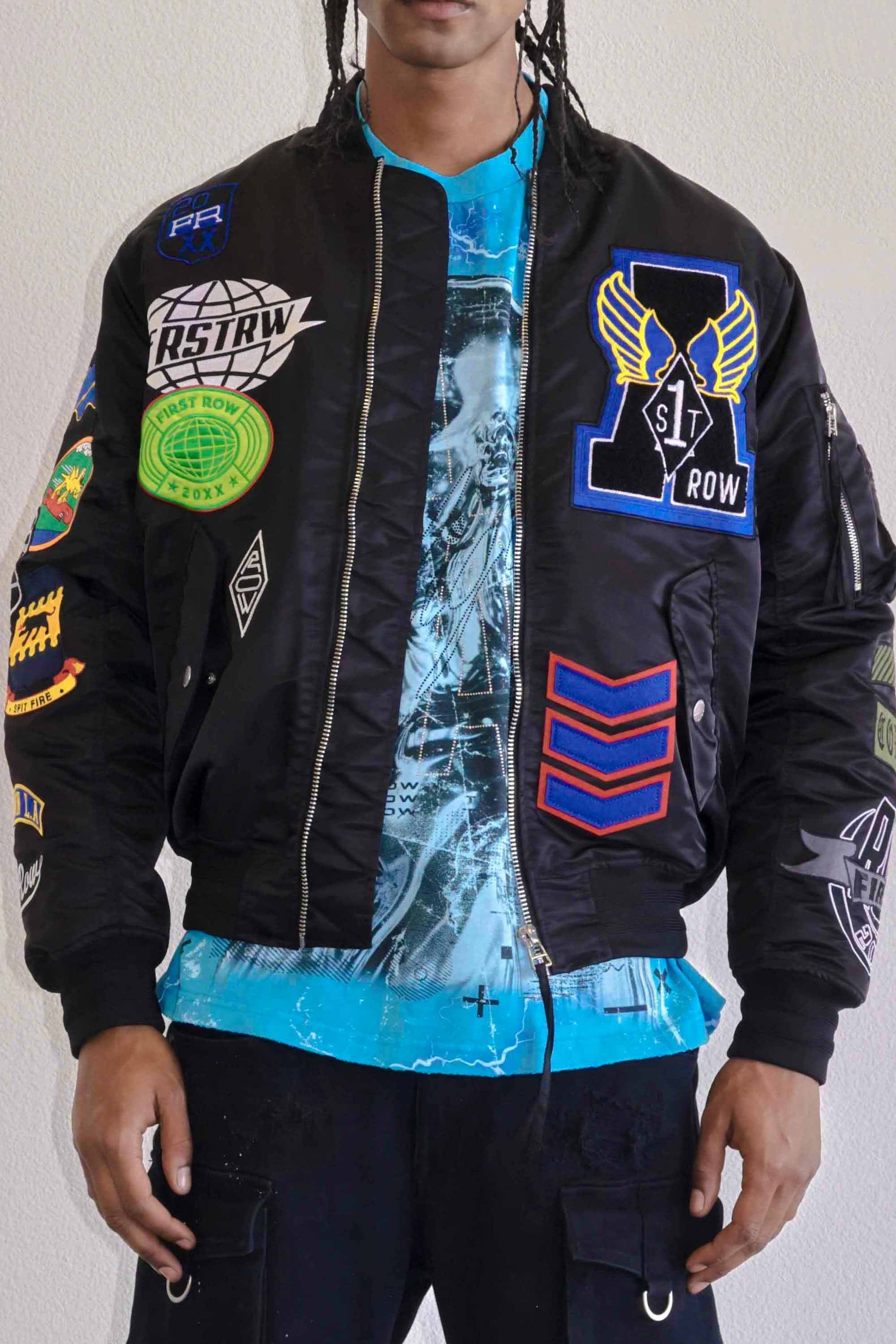 Coexist Multi Patches Ma-1 Jacket (M)
