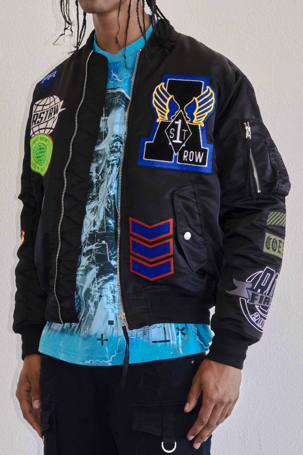 Coexist Multi Patches Ma-1 Jacket (M)