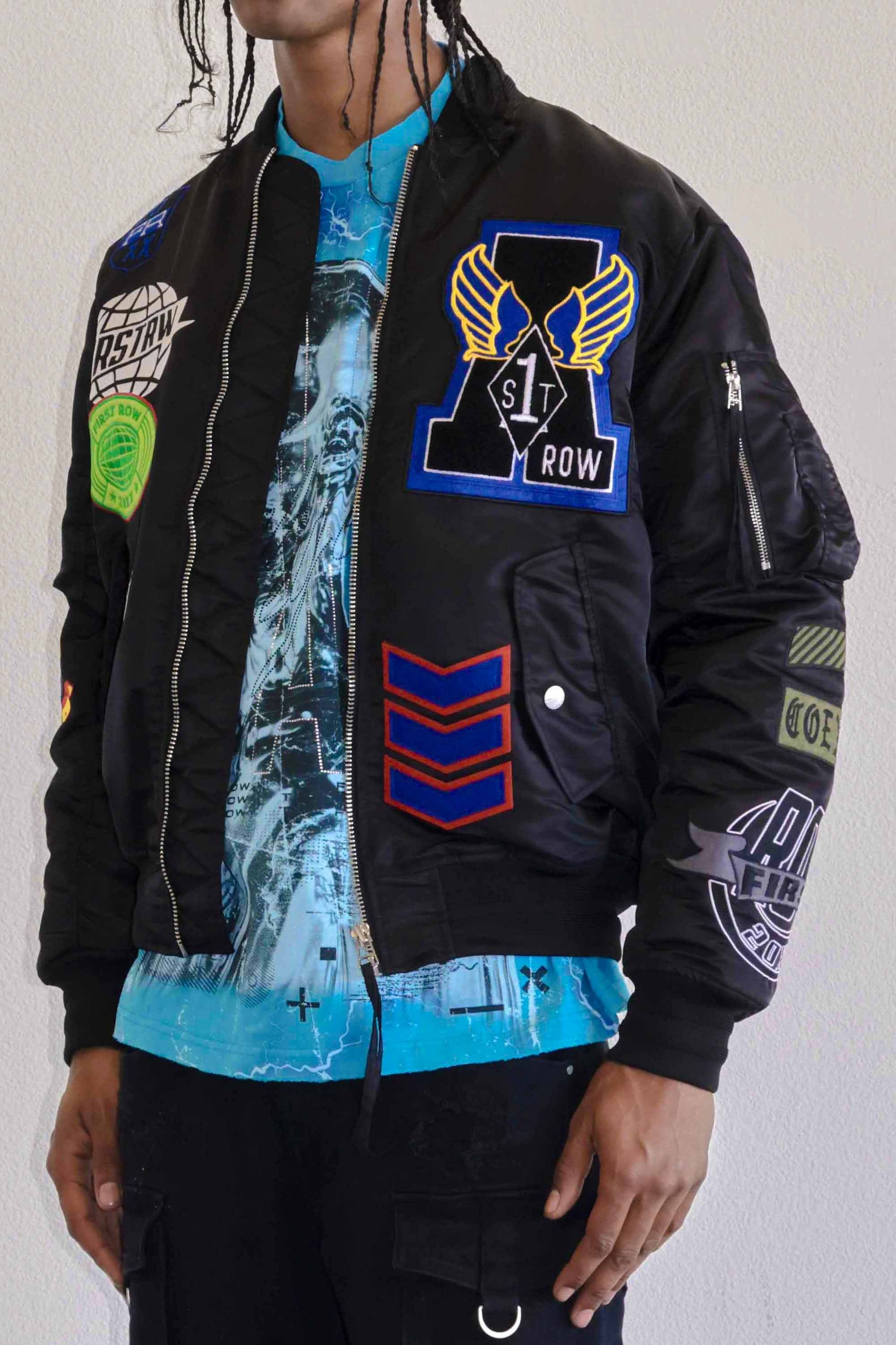 Coexist Multi Patches Ma-1 Jacket (M)
