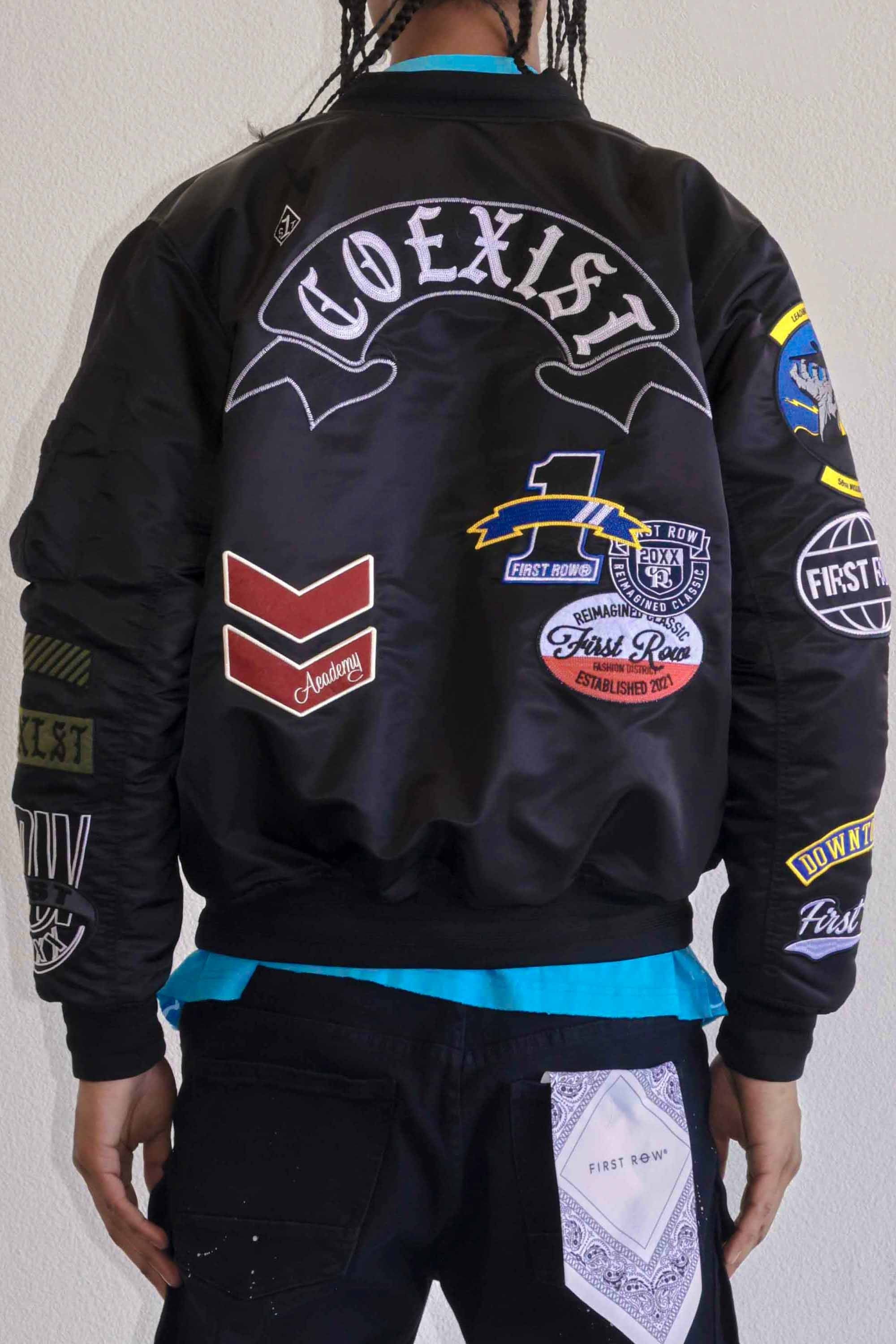 Coexist Multi Patches Ma-1 Jacket (M)