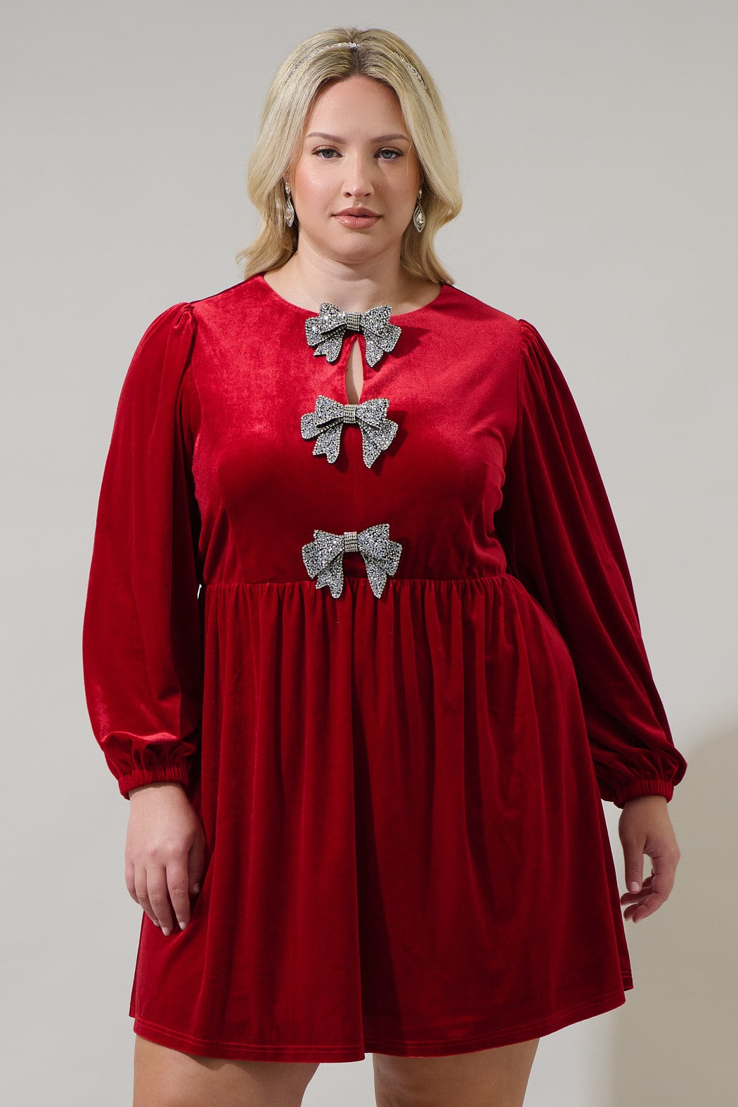 Sabrina Velvet Dress- 3 Colors