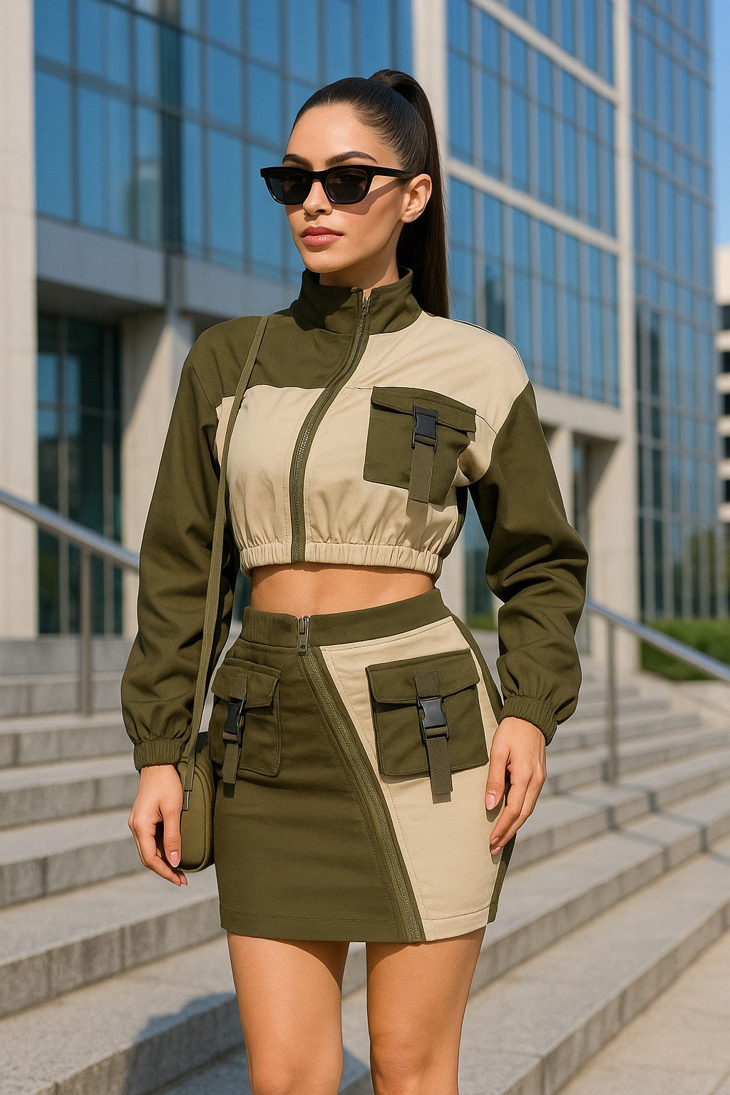 Breanna Matching Skirt Set- 2 Colors