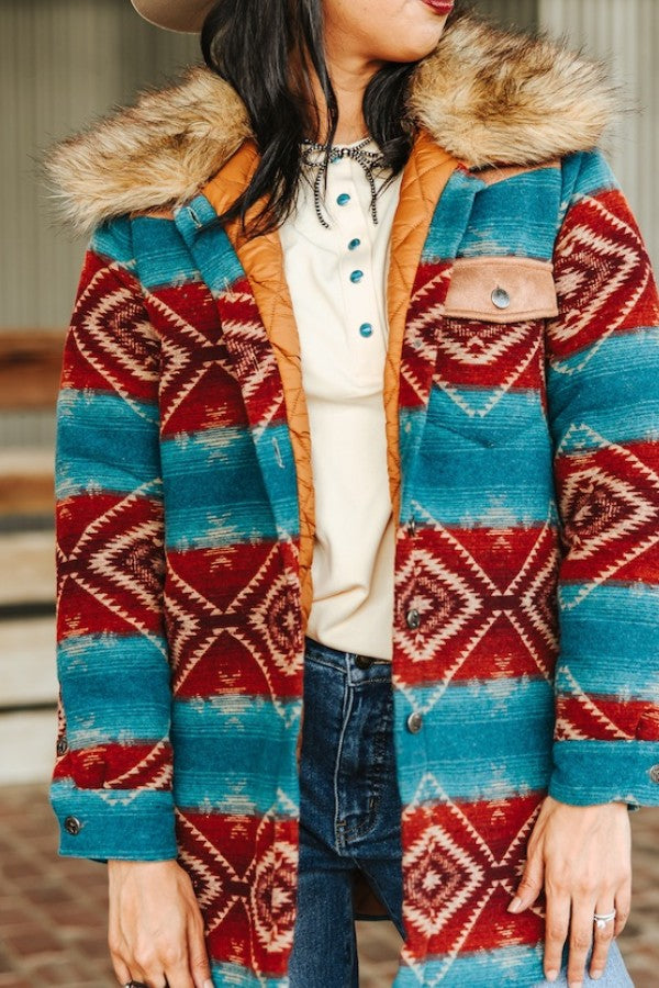 Aztec Quilted Jacket