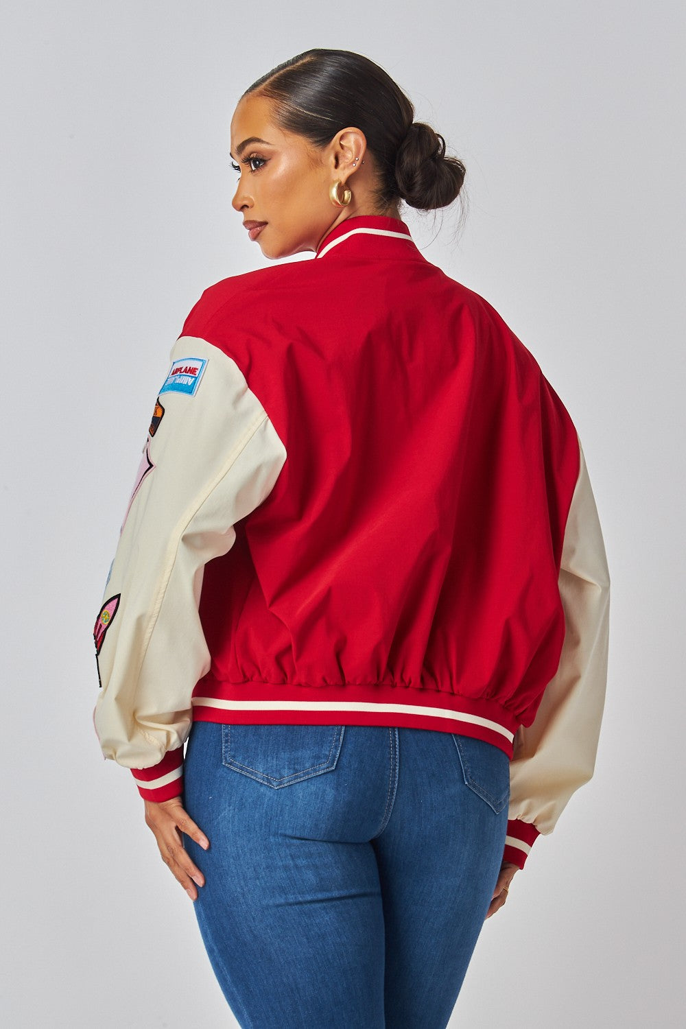 Lonni Patched Bomber Jacket- 3 Colors