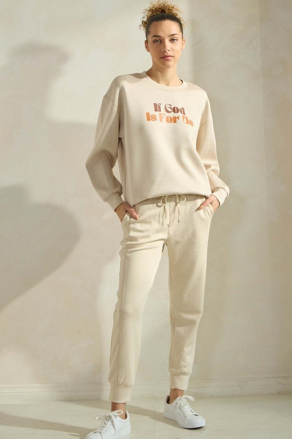 Who Can Be Against Us Sweatshirt- 2 Colors