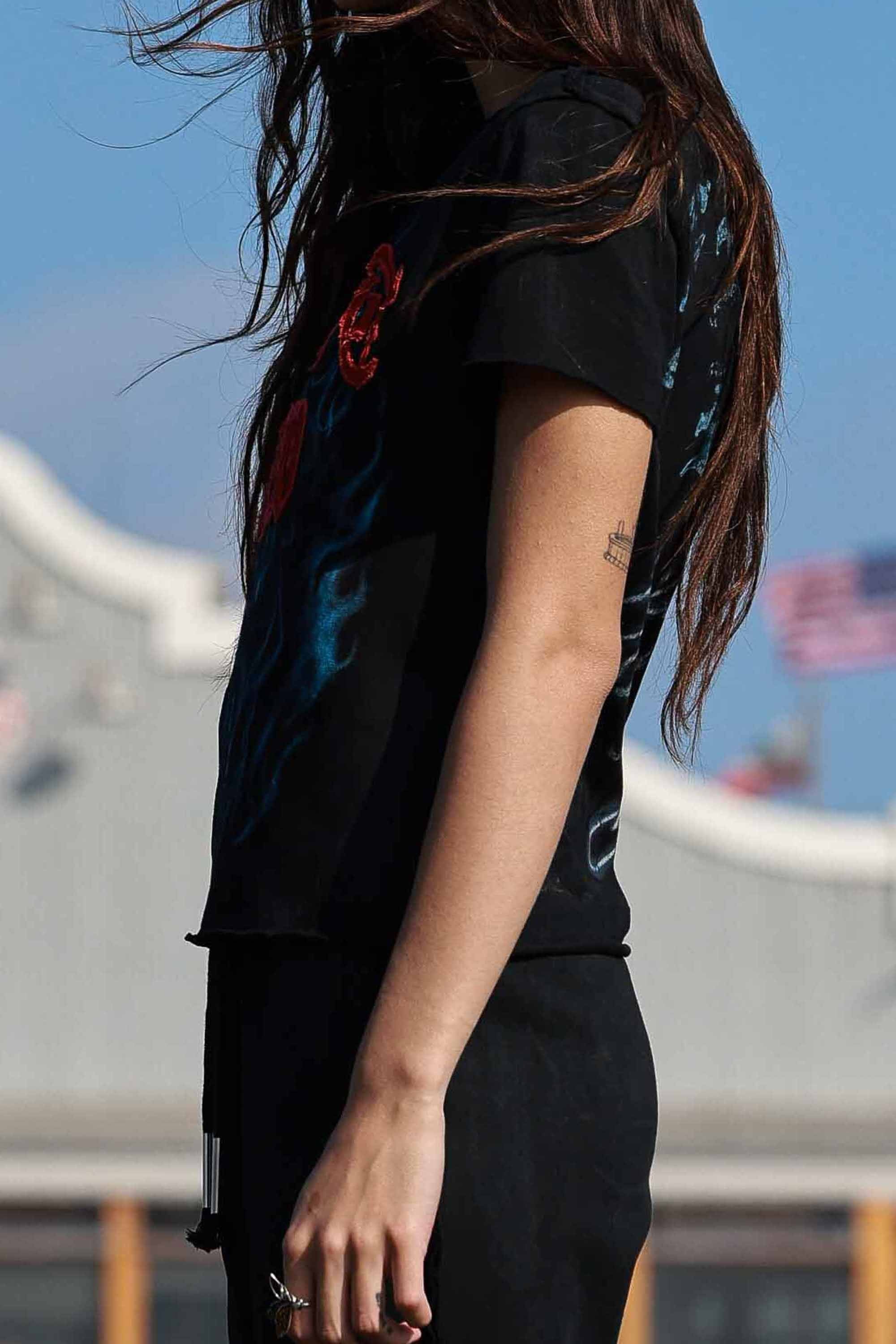 Wake Up And Be Fierce Flame Applique Tee (W)