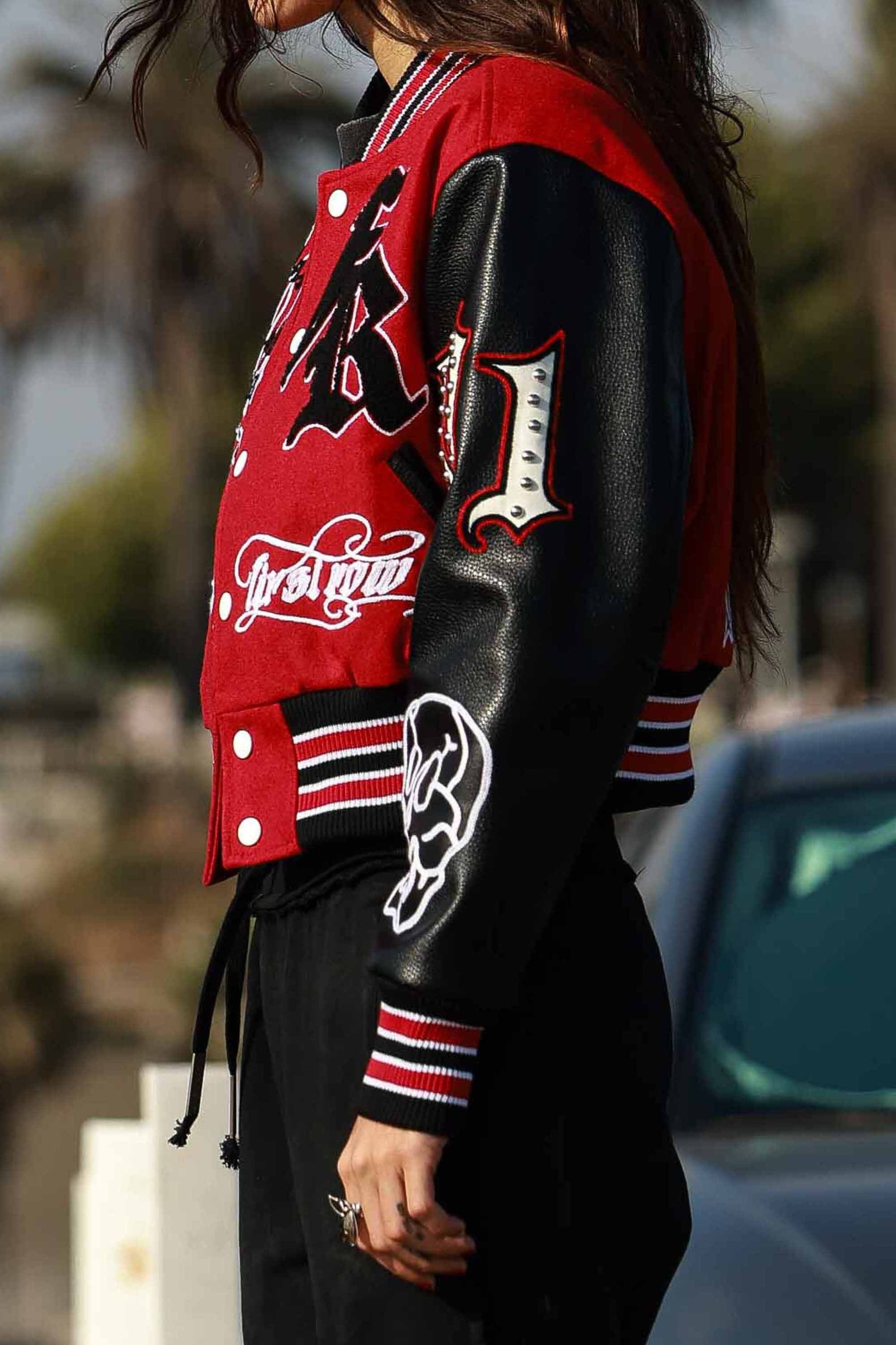 Wake Up And Be Fierce Varsity Jacket (W)