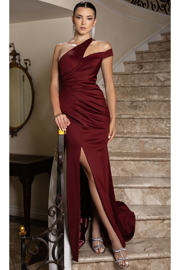 Amanda Cut Out Shoulder Gown- 3 Colors