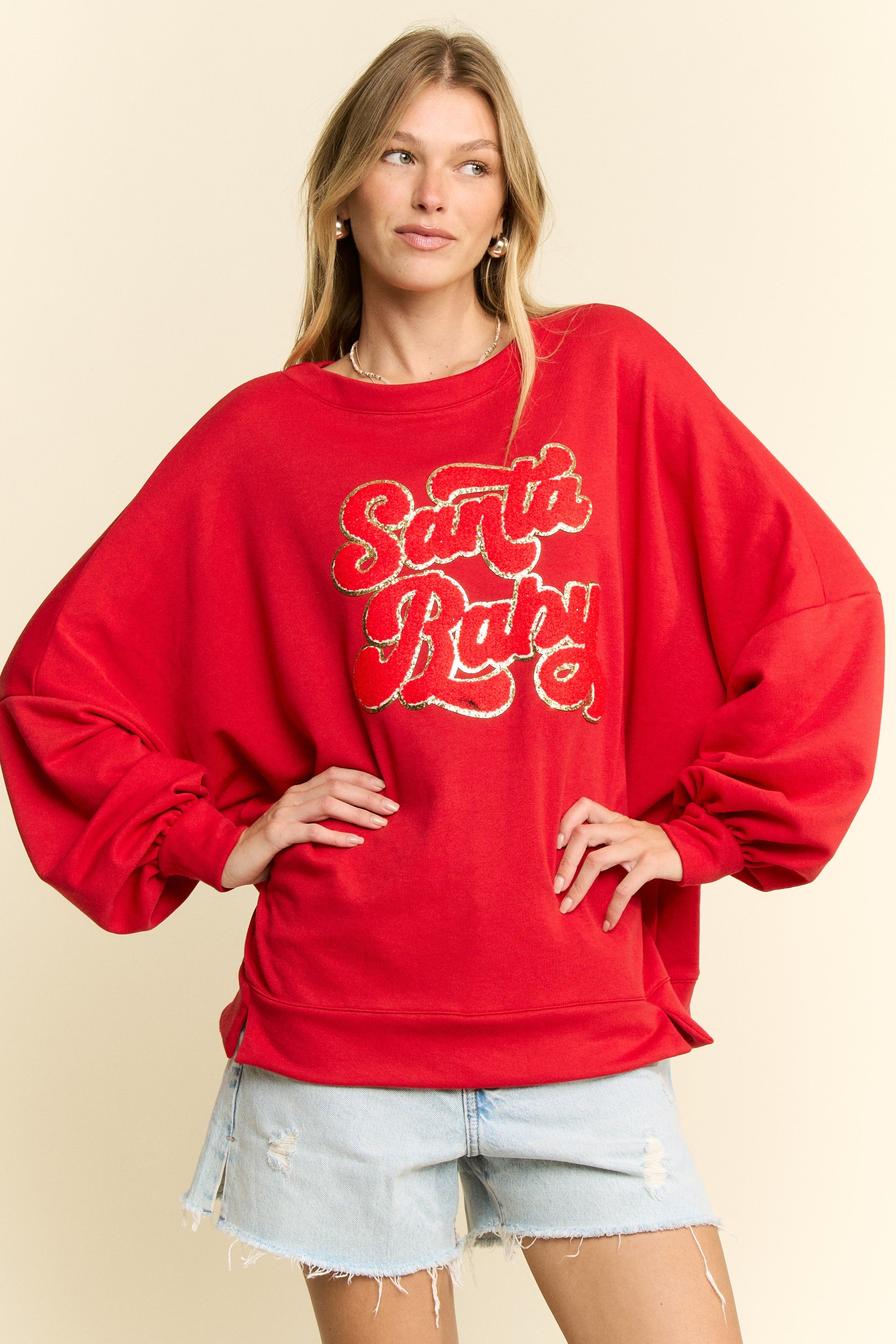 Santa Baby Oversized Sweatshirt