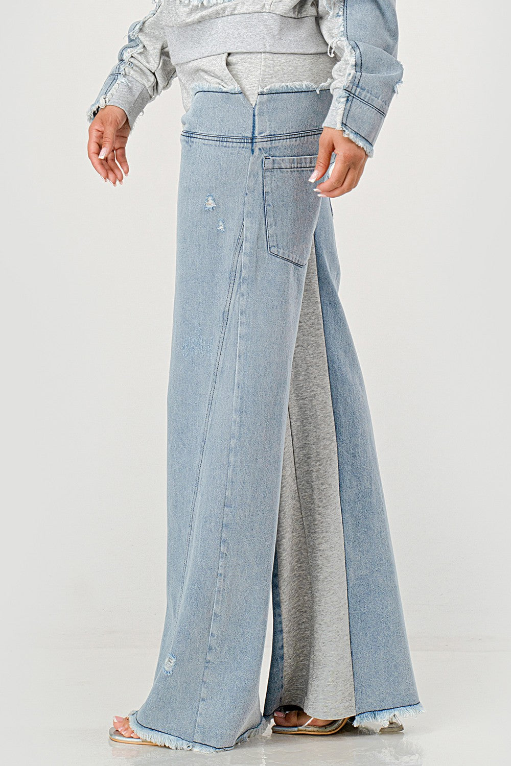 Denim Jacket Pants Set