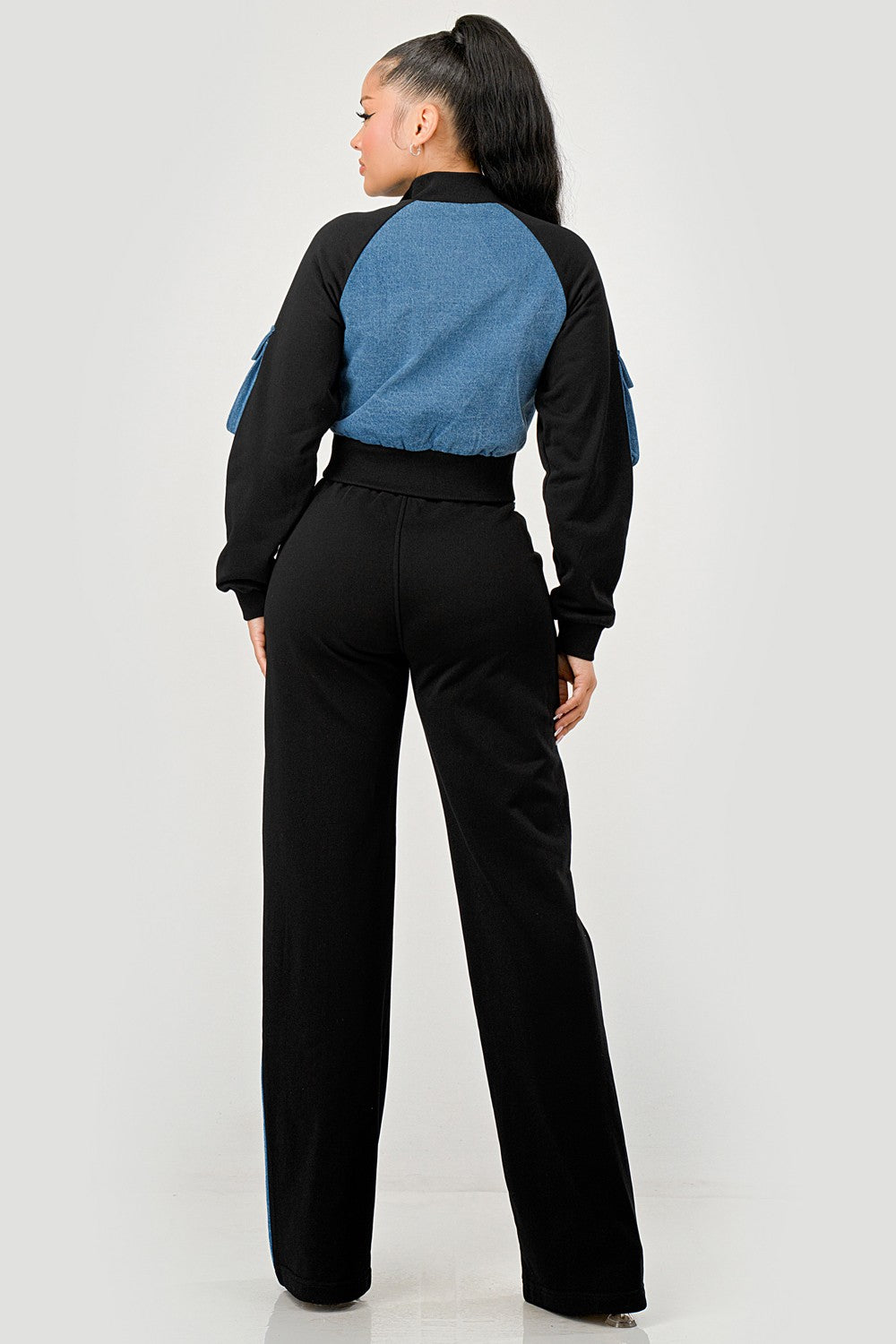 Media Mix-up Pants Set