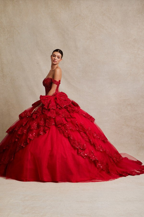 Kenna Off Shoulder Ball Gown