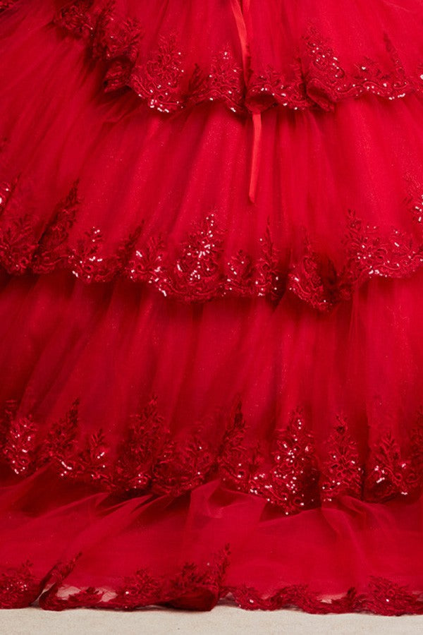 Kenna Off Shoulder Ball Gown