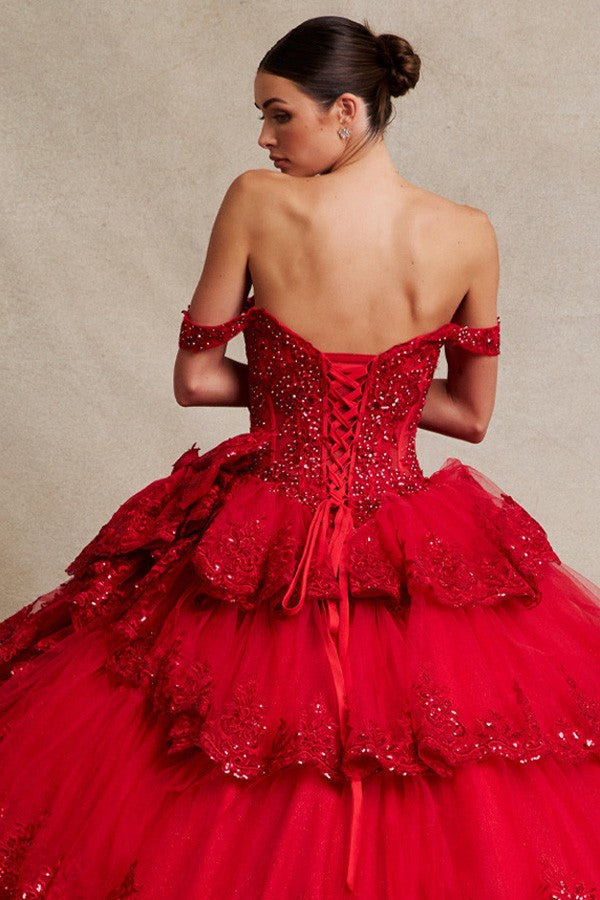 Kenna Off Shoulder Ball Gown