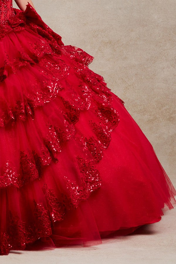 Kenna Off Shoulder Ball Gown