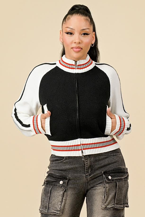 Knitted Graphic Jacket- 5 Colors