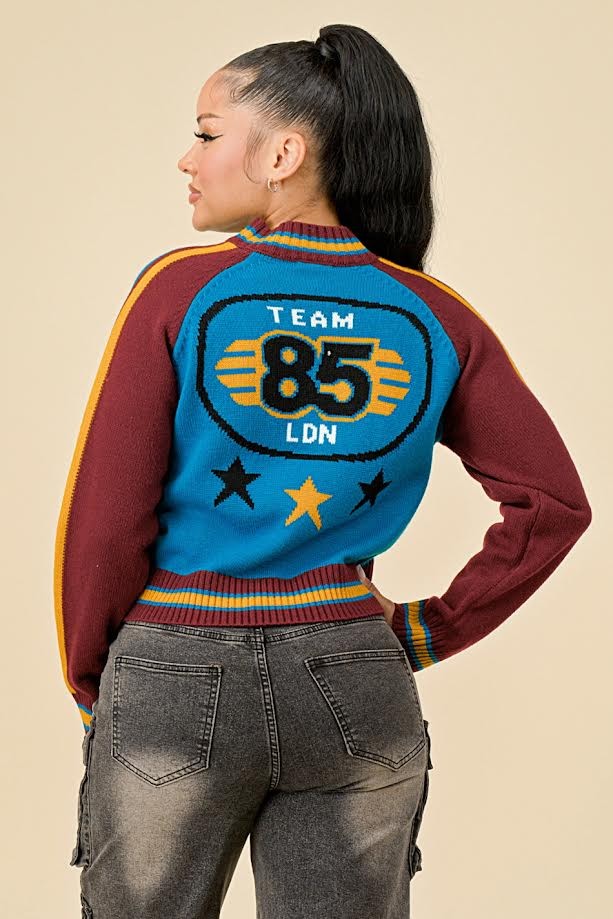 Knitted Graphic Jacket- 5 Colors