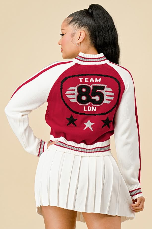 Knitted Graphic Jacket- 5 Colors