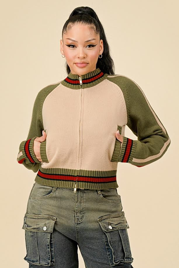 Knitted Graphic Jacket- 5 Colors