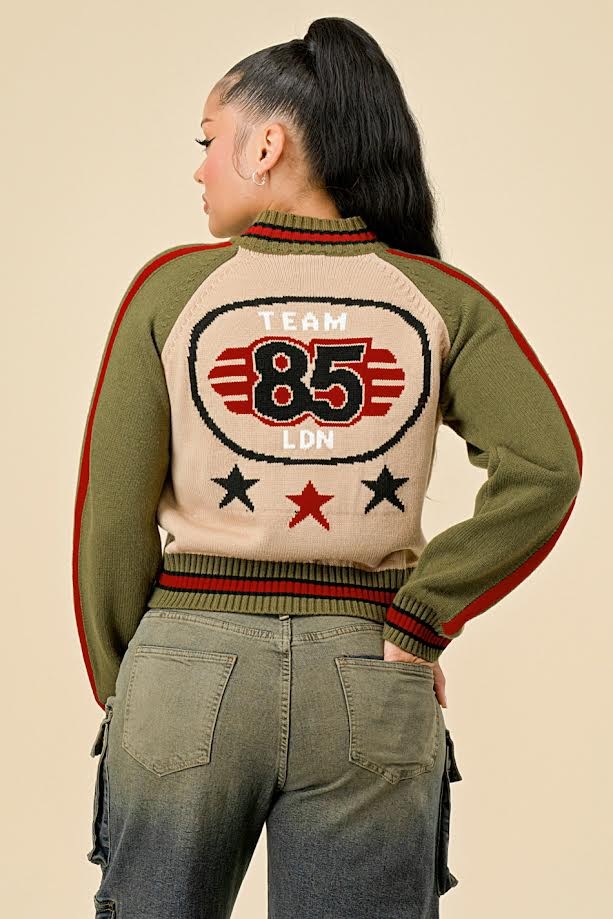 Knitted Graphic Jacket- 5 Colors
