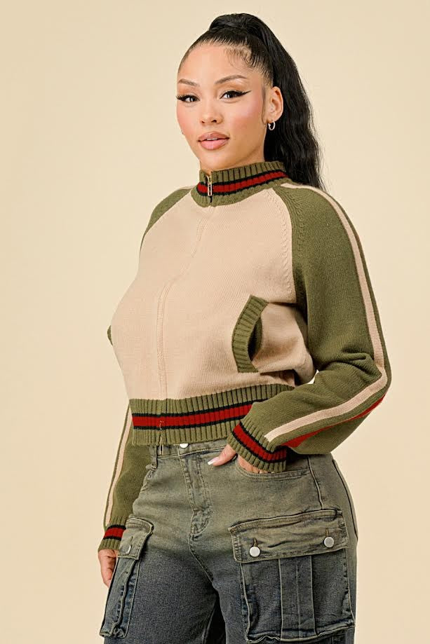 Knitted Graphic Jacket- 5 Colors