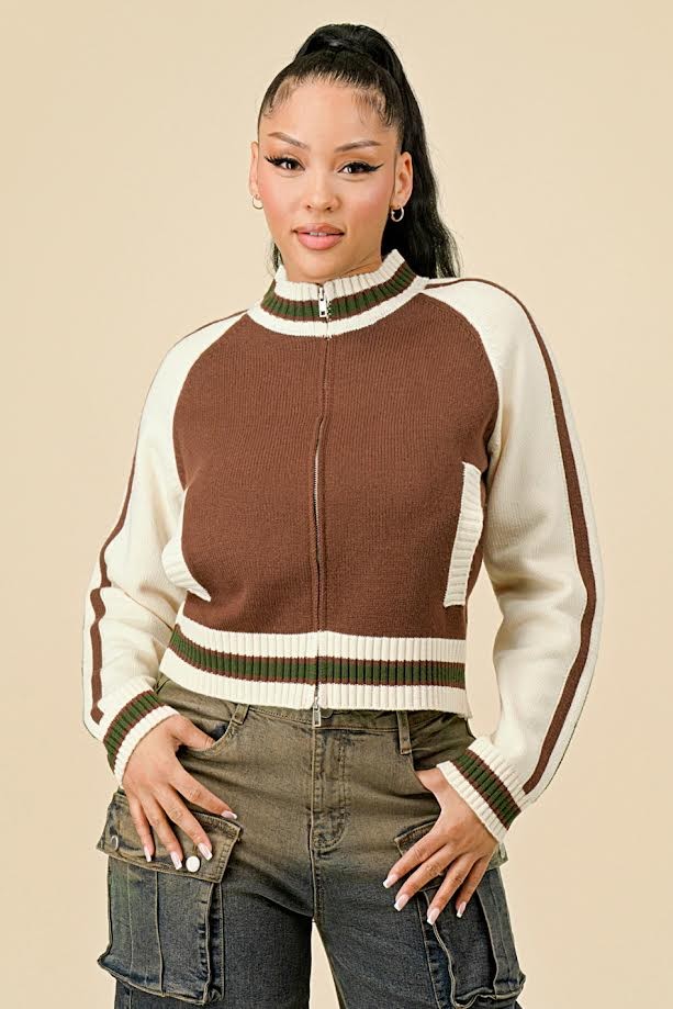 Knitted Graphic Jacket- 5 Colors
