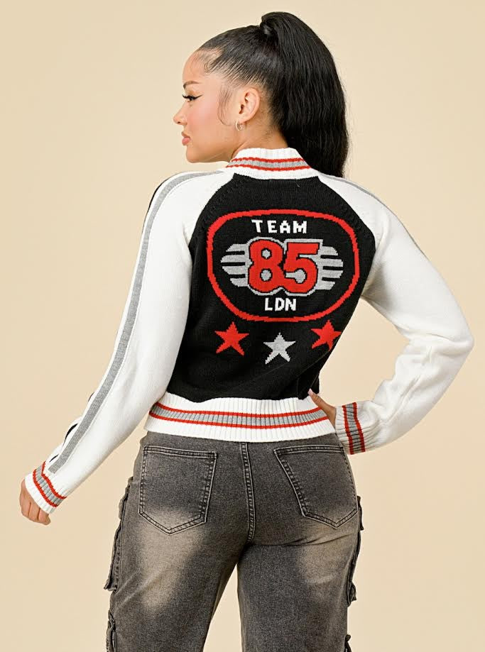 Knitted Graphic Jacket- 5 Colors