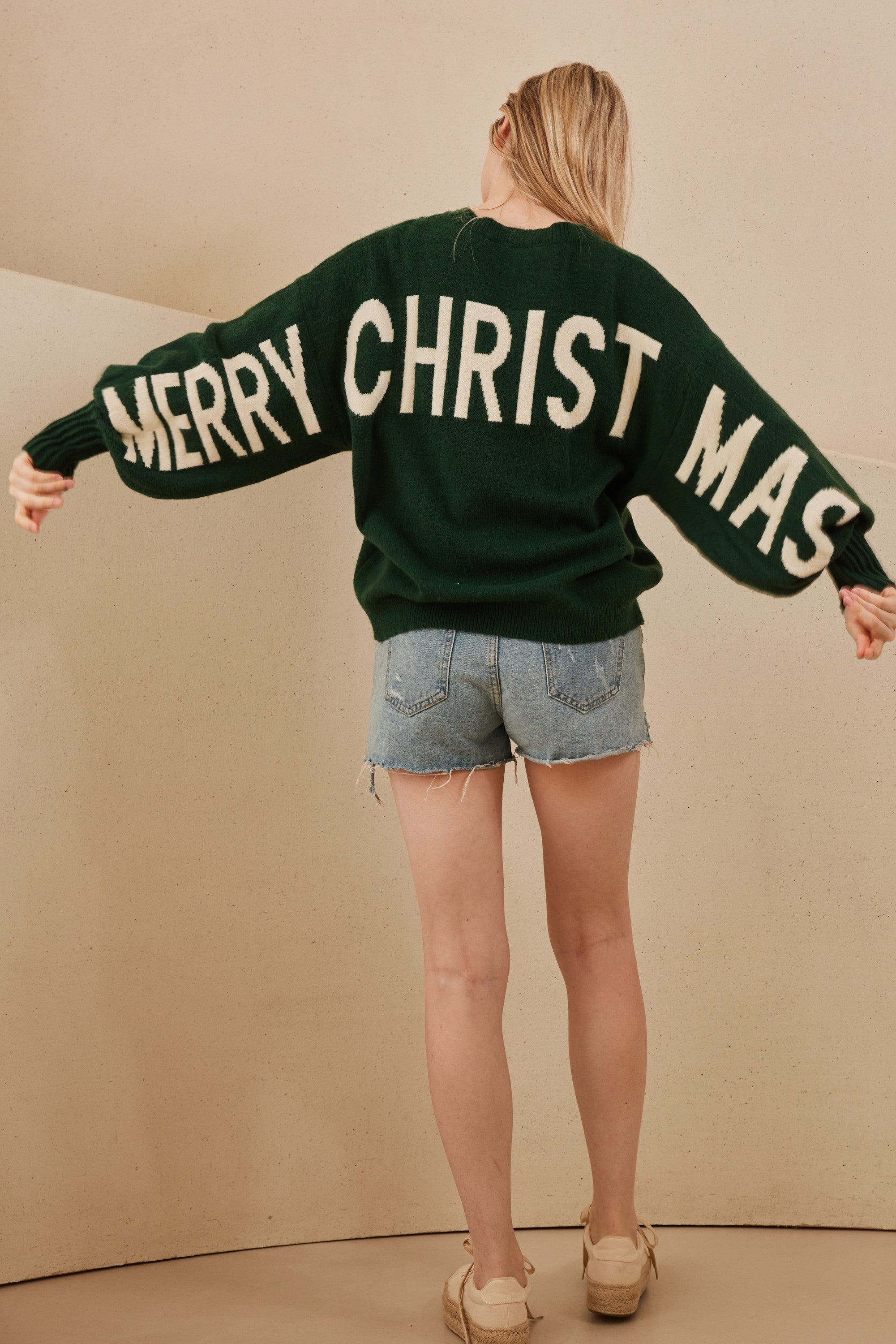 Merry Christmas Sweater- 3 Colors