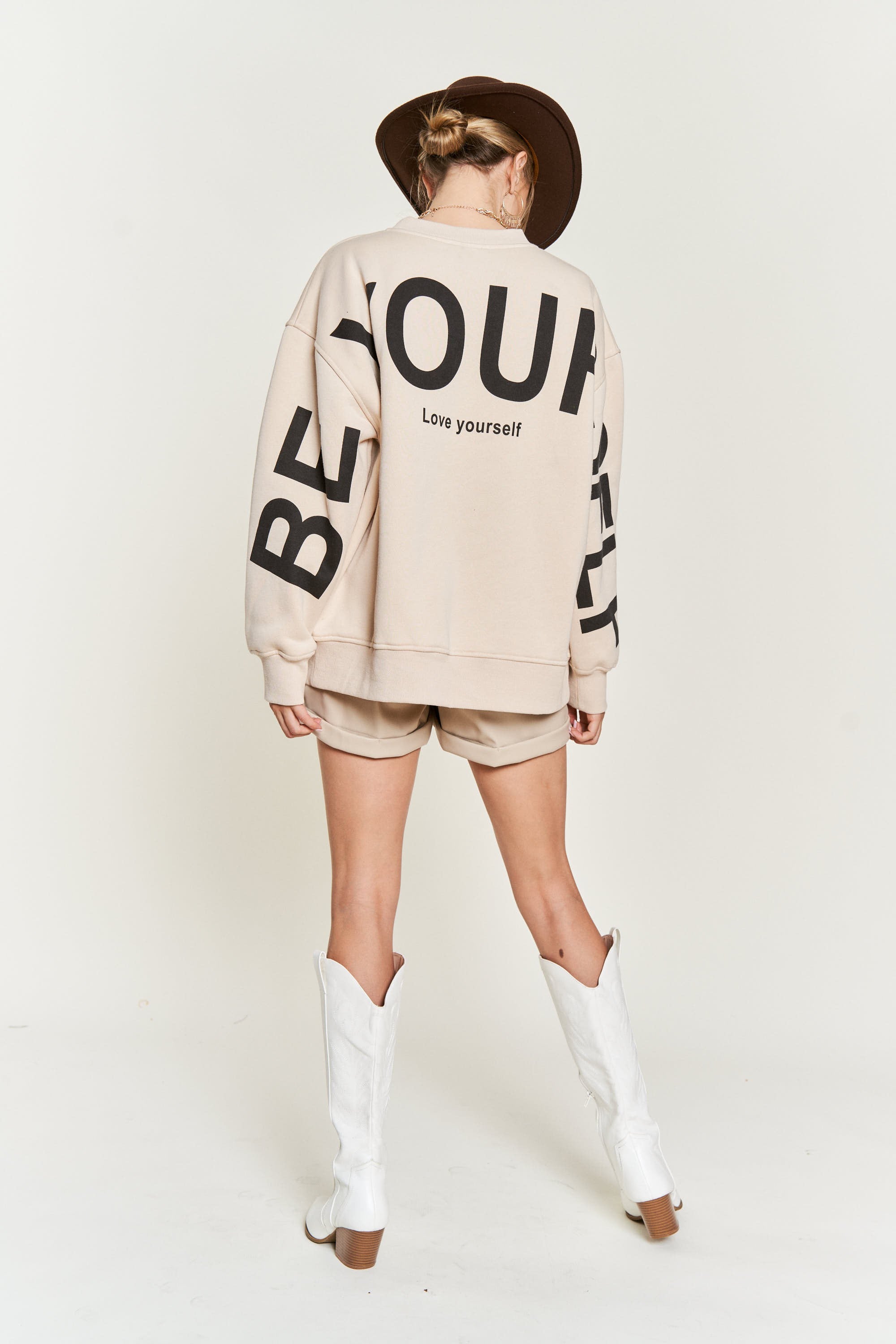 Be Yourself Oversized Sweatshirt- 4 Colors [Pre-Order]
