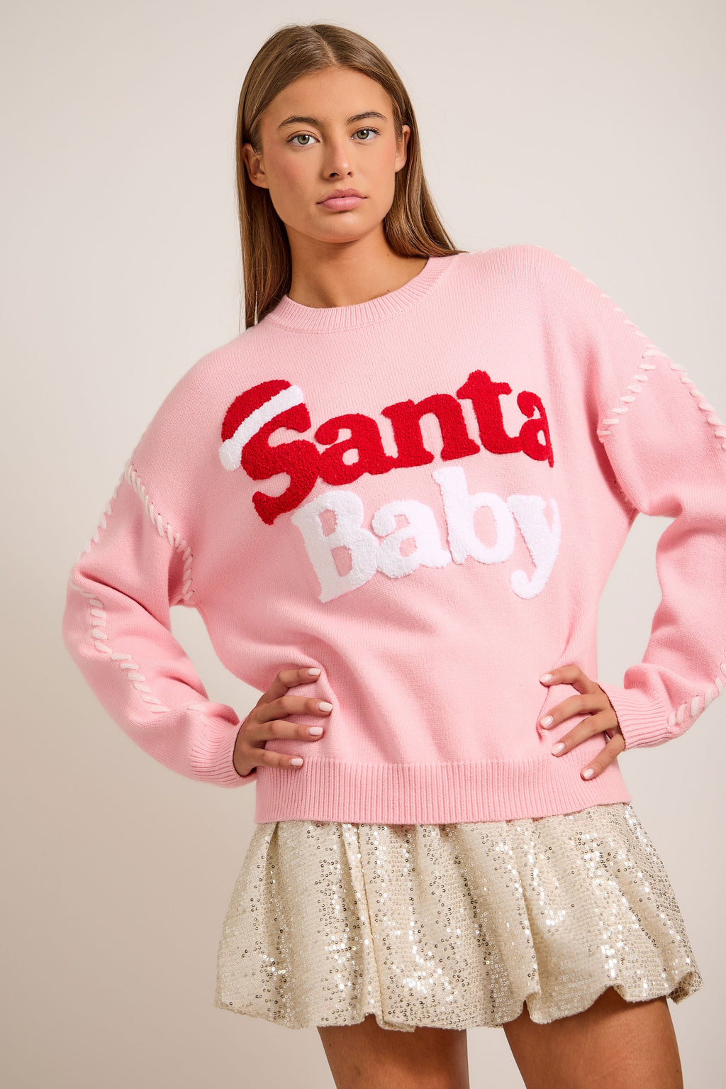 Santa Baby Knitted Sweater
